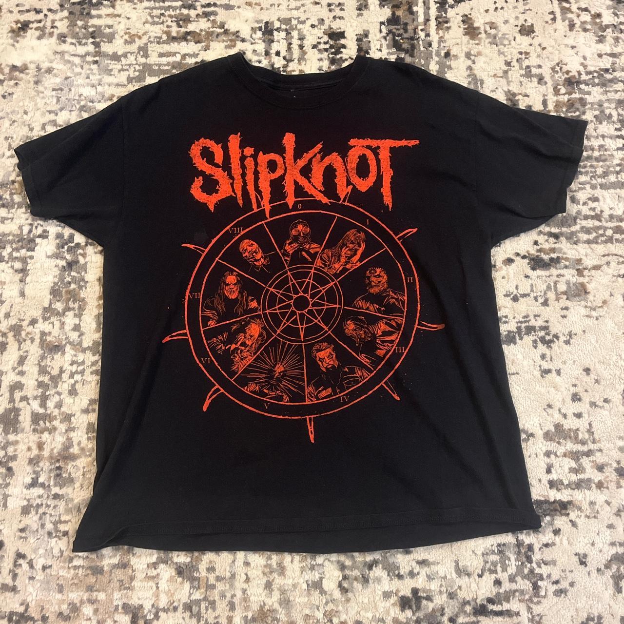 Slipknot band shirt. Super awesome design, this... Depop