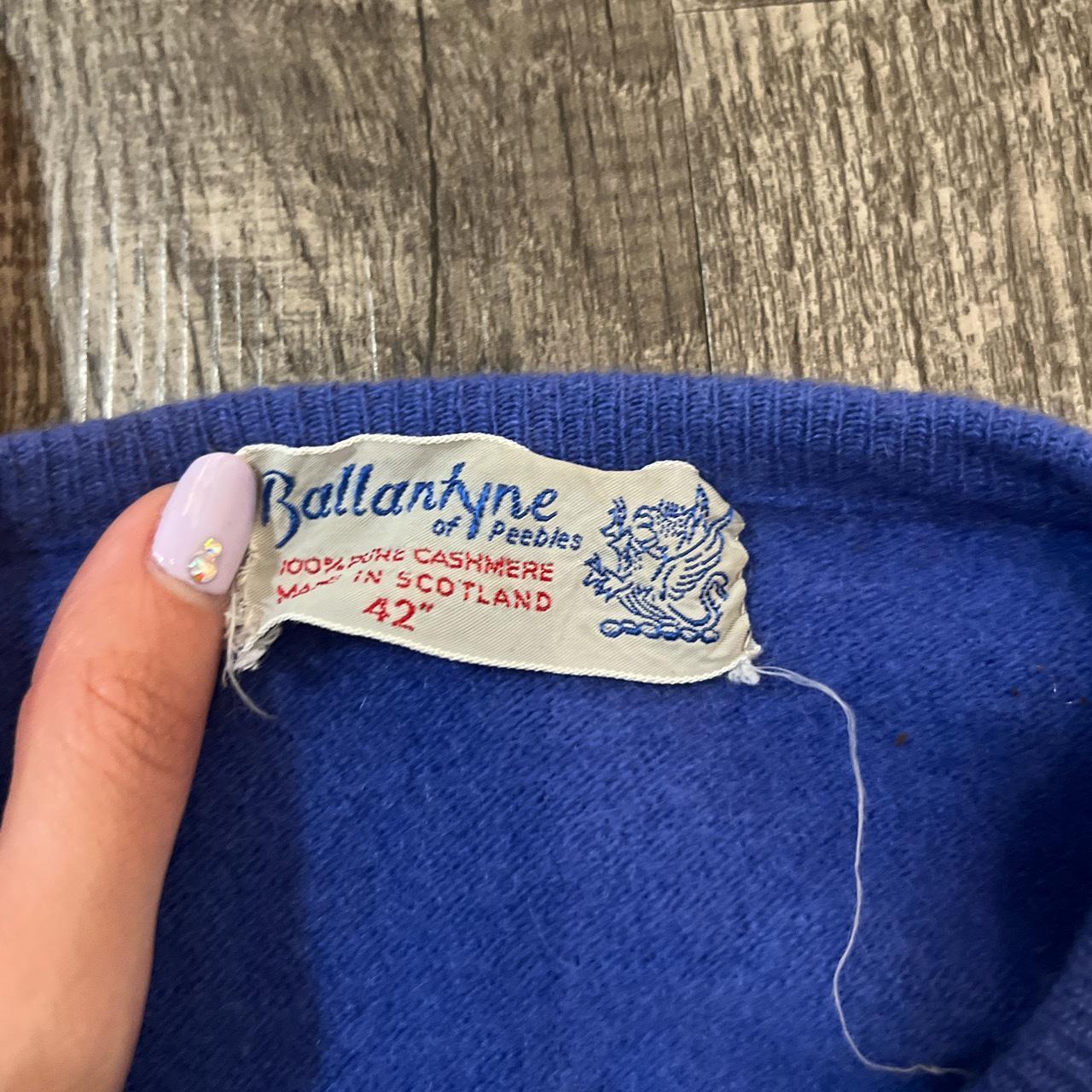 Ballantyne Vintage 50’s Cashmere sweater - Depop