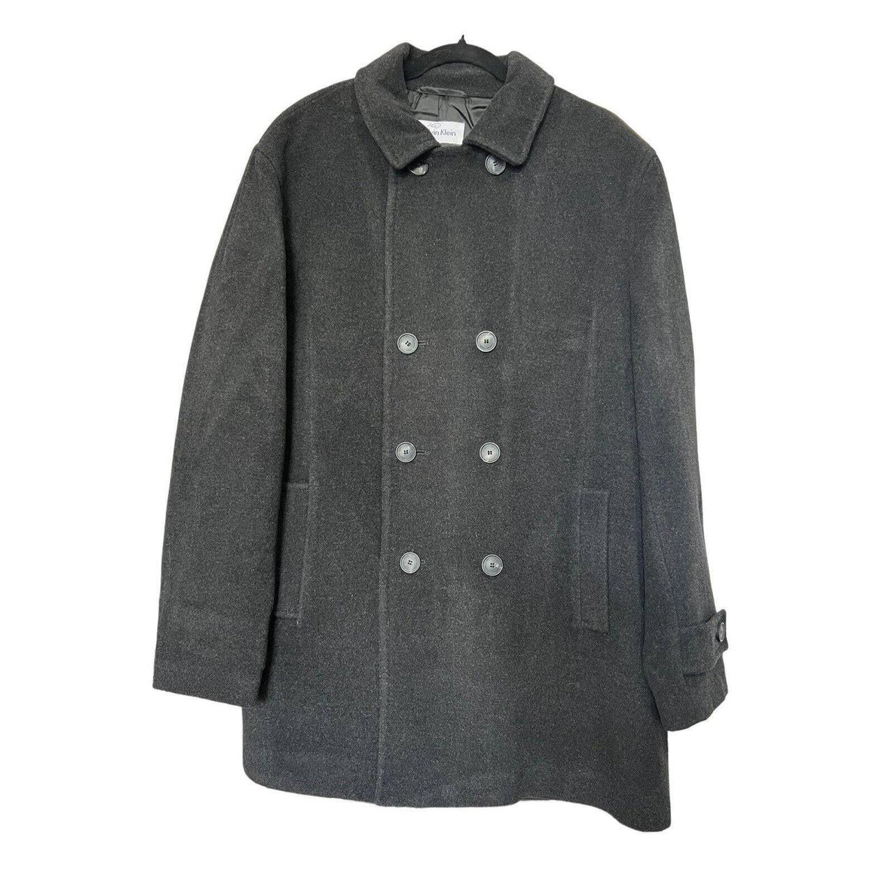 Calvin klein pea hot sale coat mens