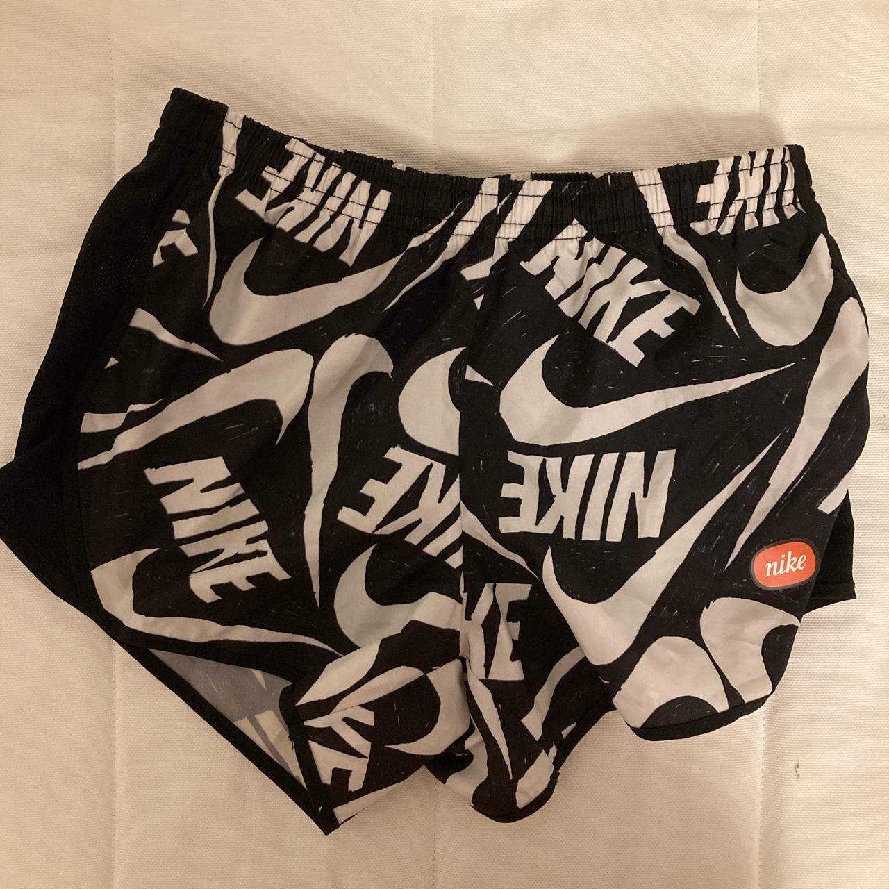 Nike women's shorts with built best sale in underwear