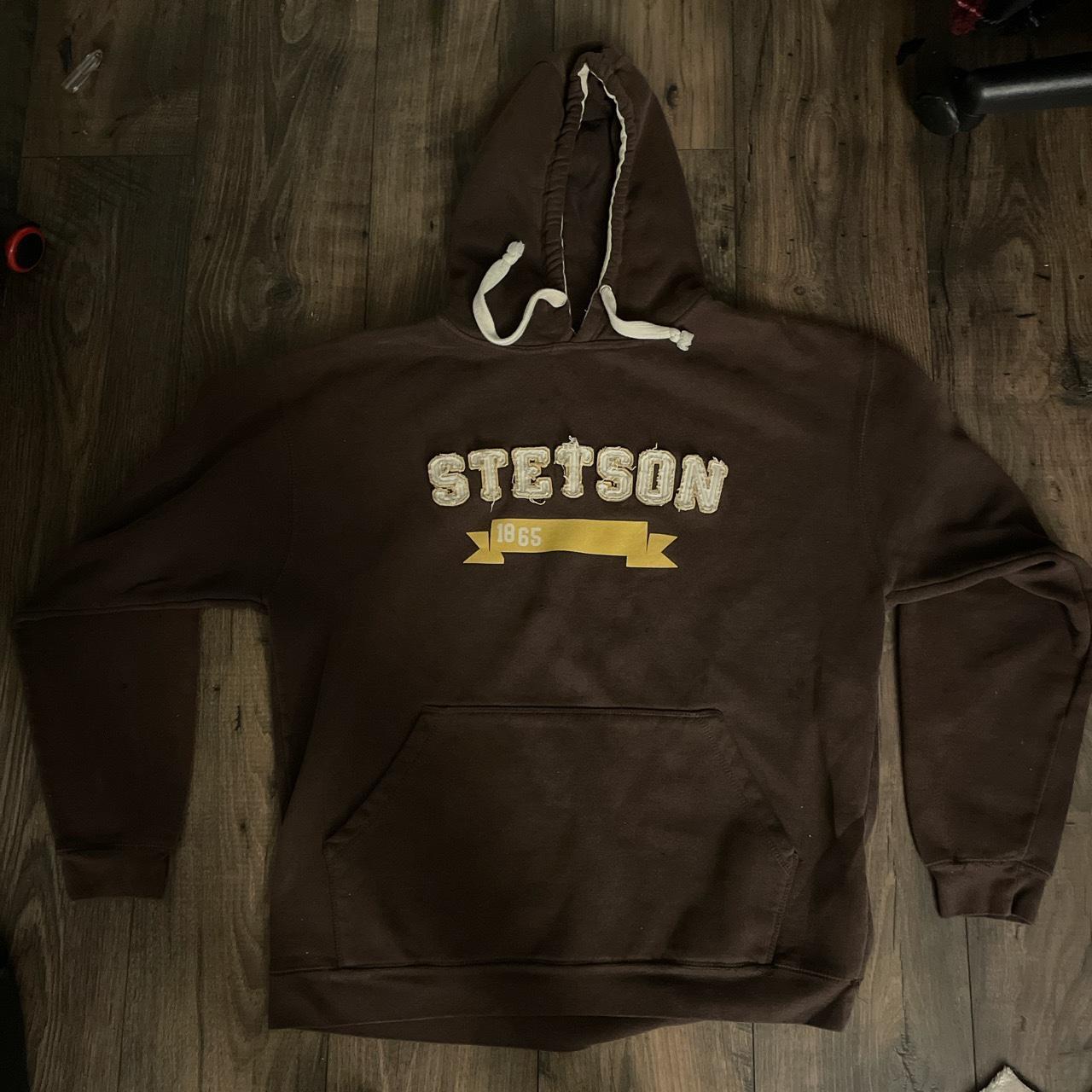 brown banana peel stetson hoodie as opium as opium... - Depop