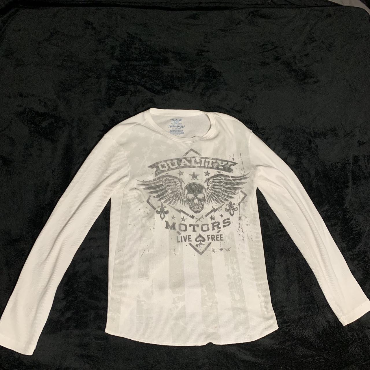 Ed hardy type “faded glory” long sleeve - Depop