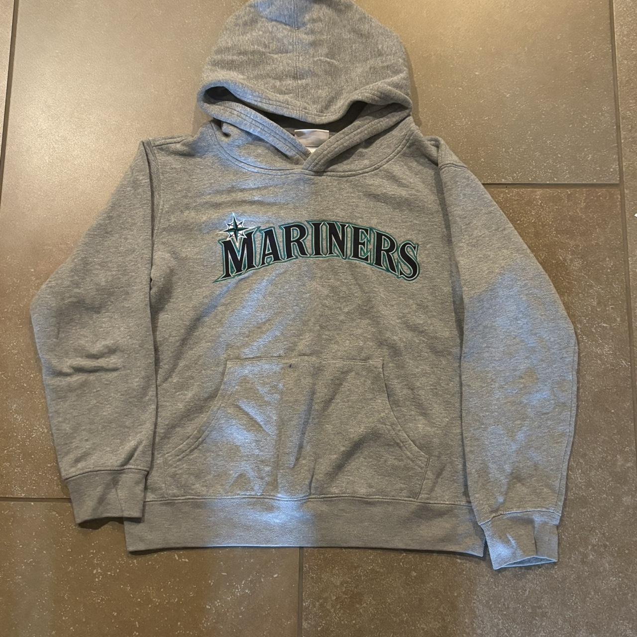 Seattle mariners baseball hoodie Tagged 10-12... - Depop