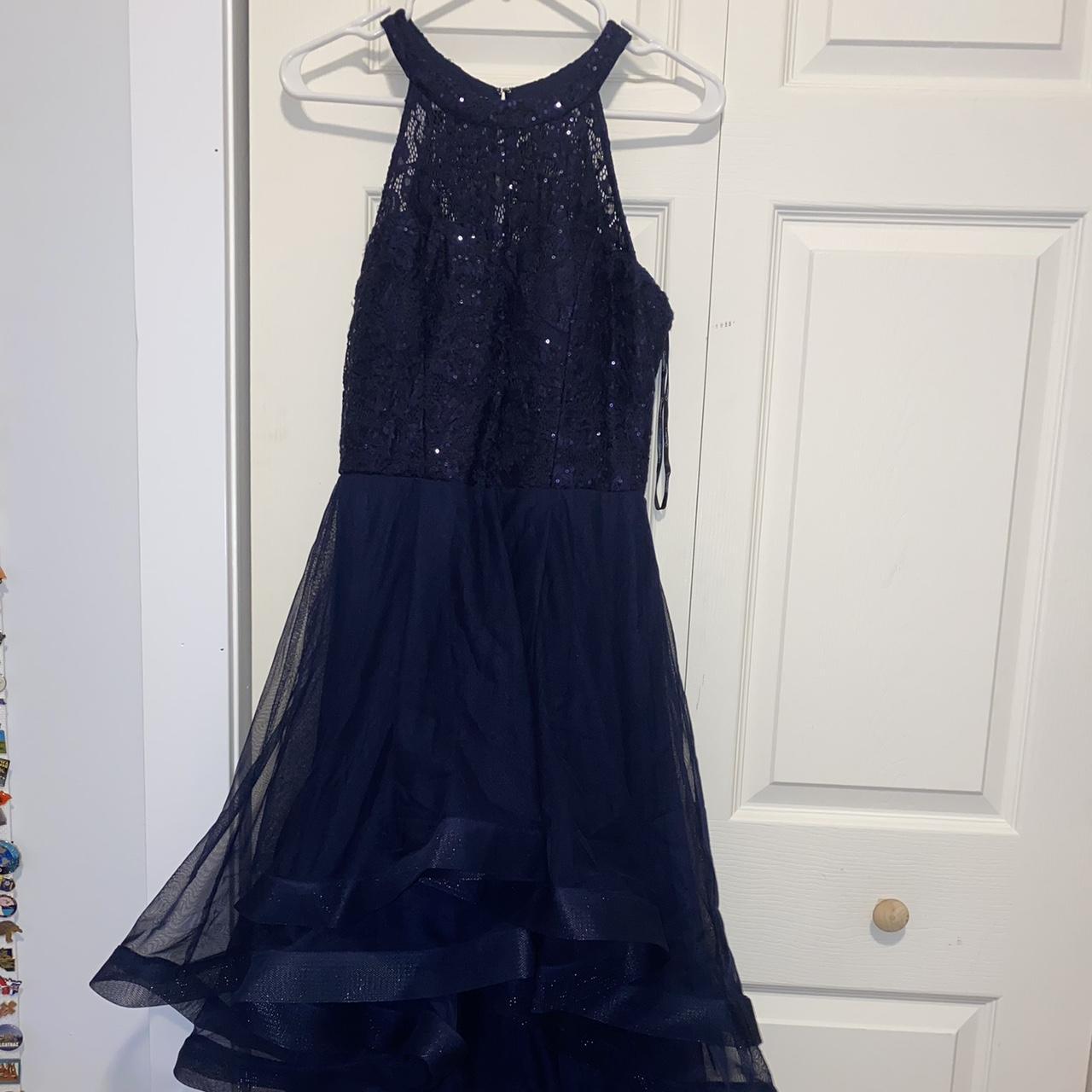 Navy blue shop dresses jcpenney