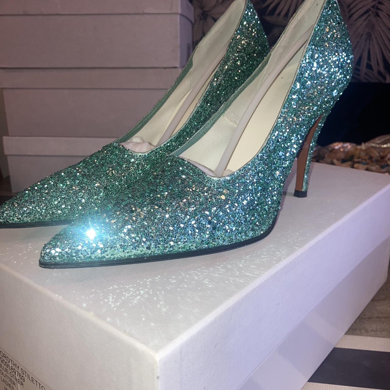 Tiffany sales glitter heels