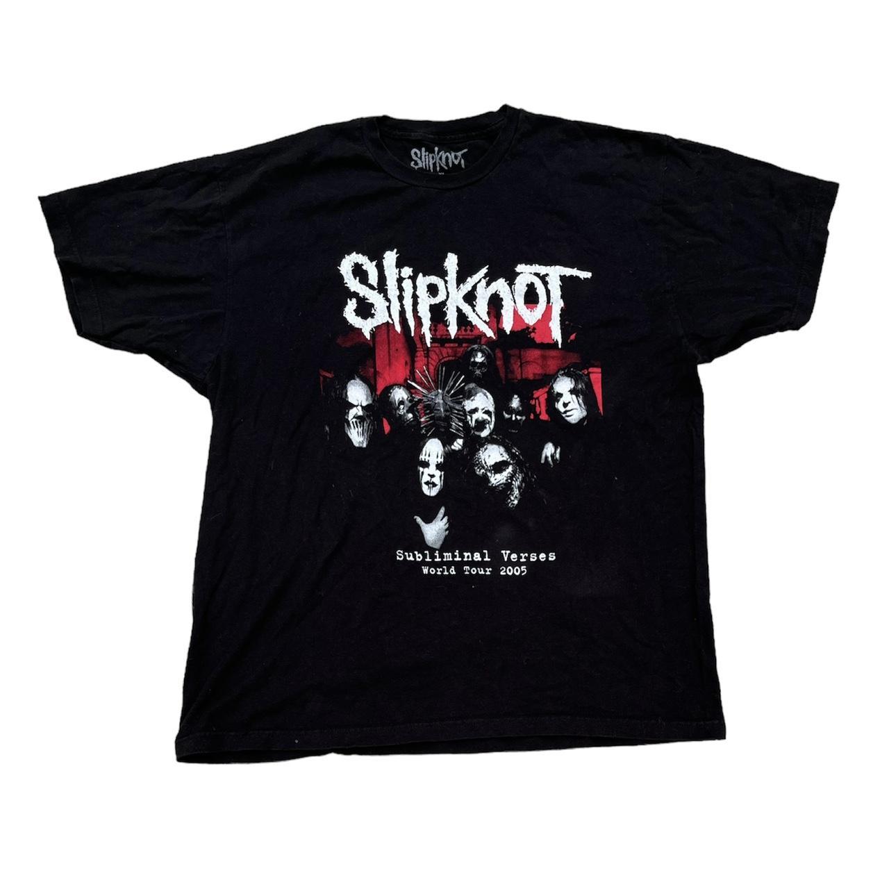 Vintage 2000’s Y2K Slipknot World Tour T Shirt Tee... - Depop