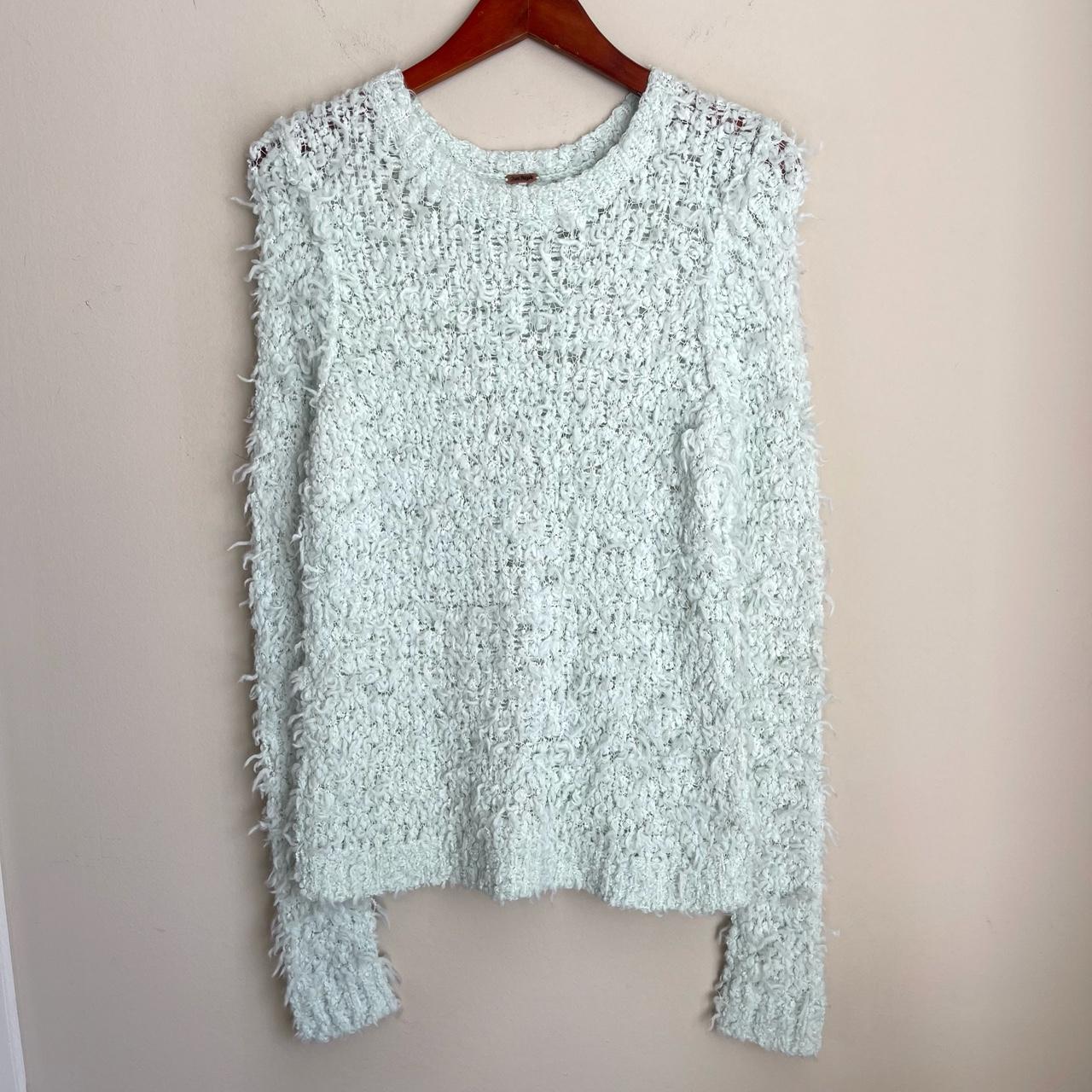 Free people outlet shaggy sweater