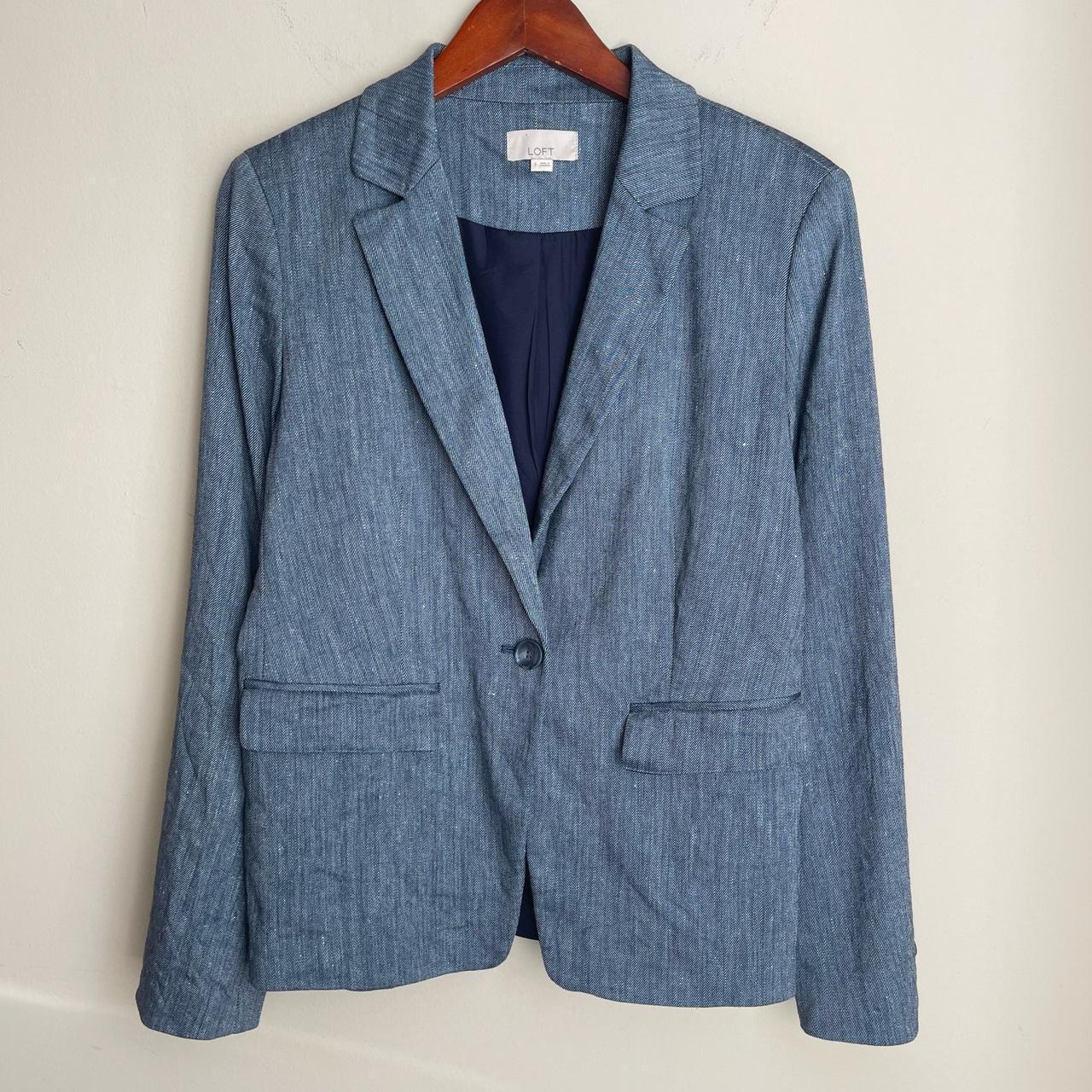 Loft clearance chambray blazer