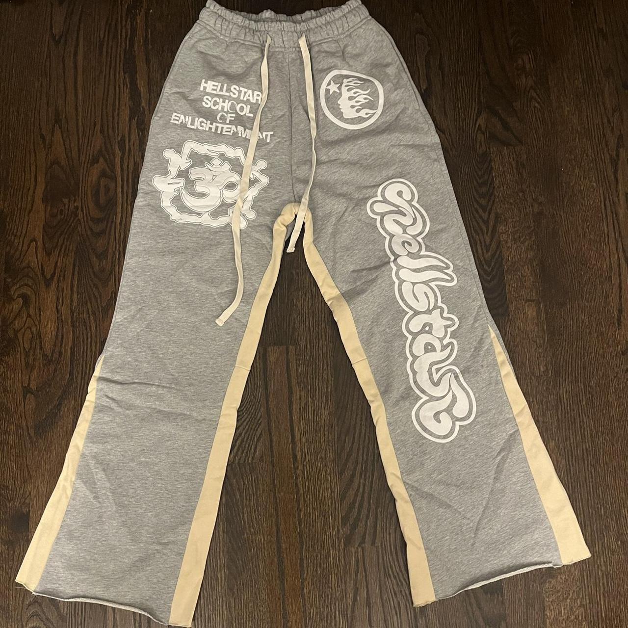 Size Small Grey Hellstar Sweatpants Purchased and... - Depop