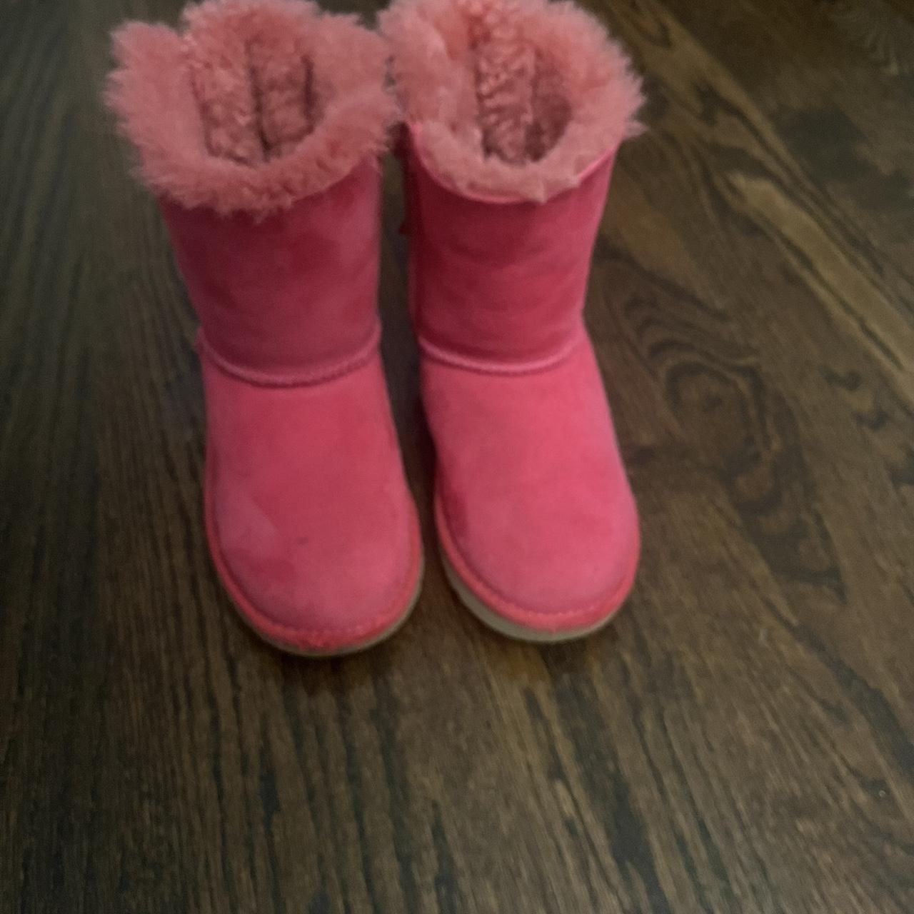 UGG boots Pink leopard Kids size 11 , UK good 10 , 175mm , New without box