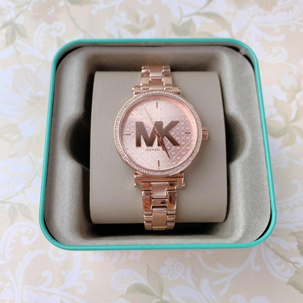 Michael kors sofie rose gold watch best sale