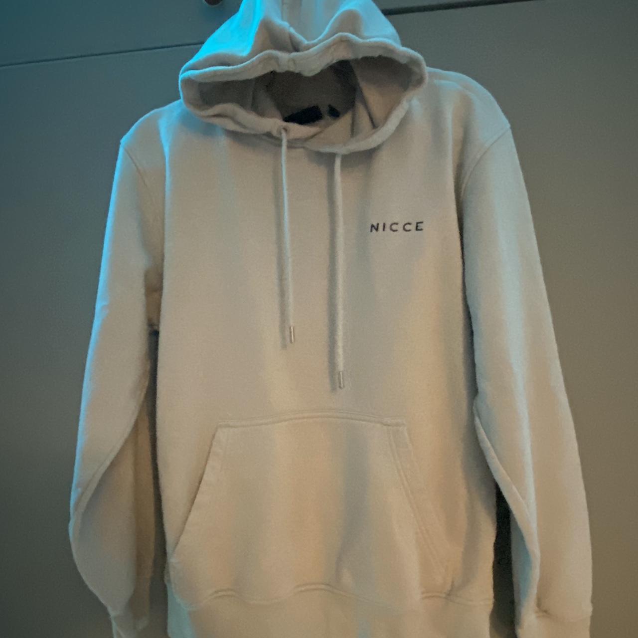 medium beige cream NICCE hoodie. size M but fits a