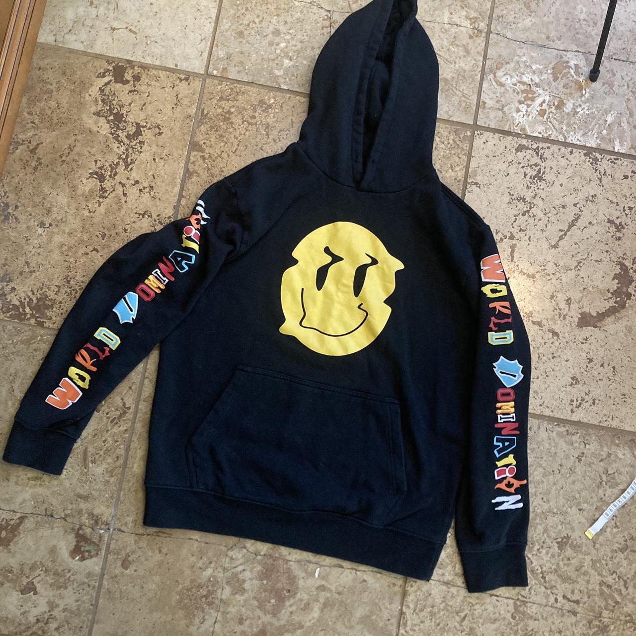 World domination :-) smiley face distorted Depop