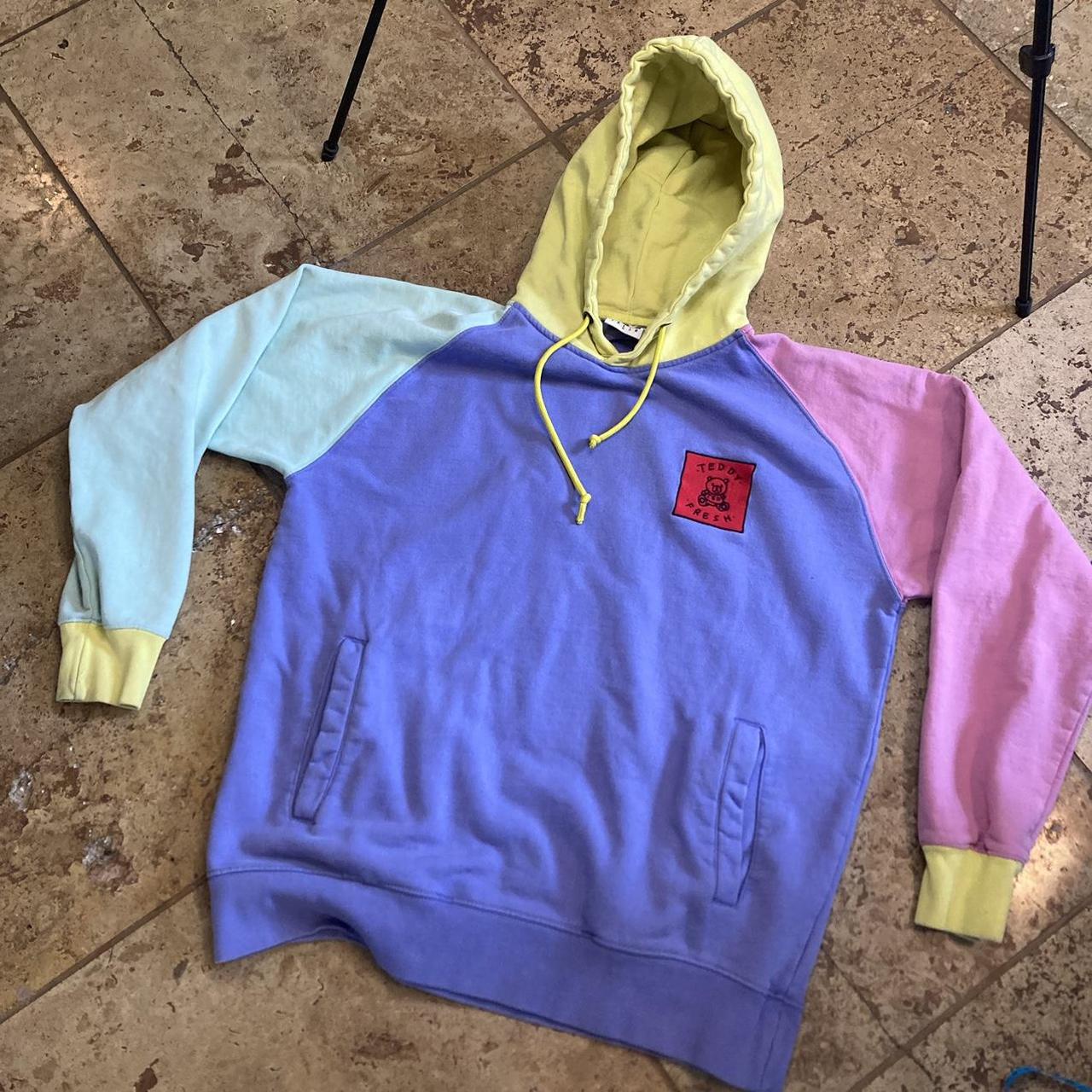 Teddy Fresh selling Pastel Colorblock Hoodie