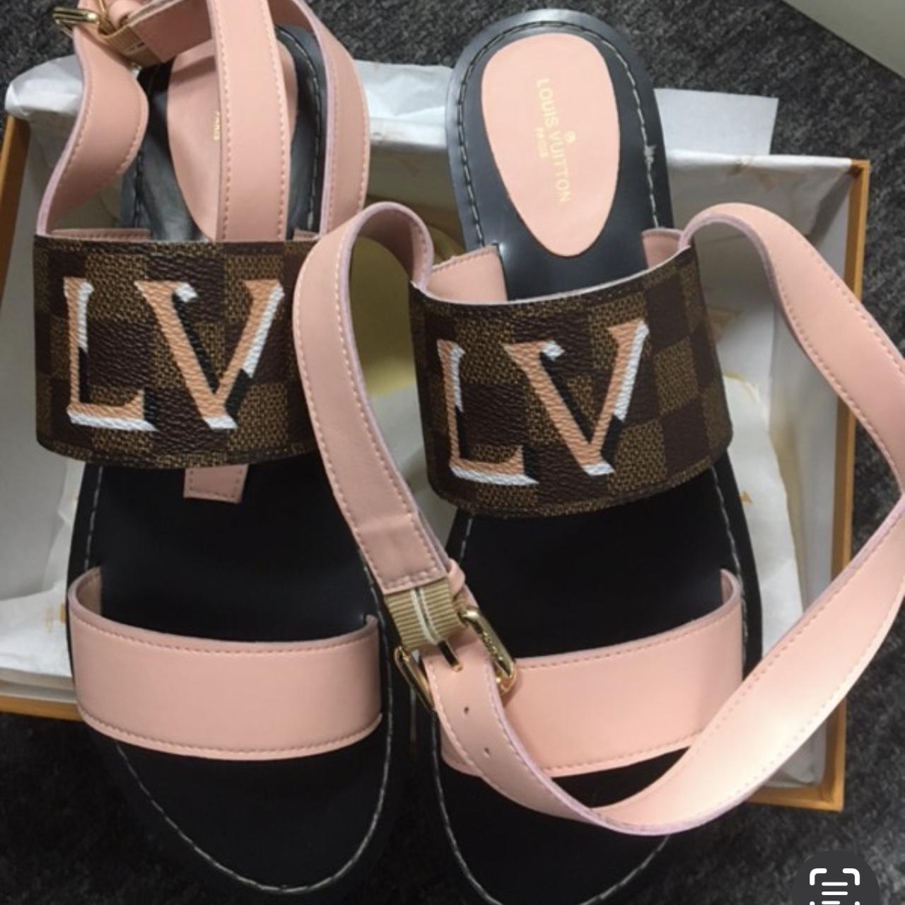 Louis Vuitton Passenger Sandal in Brown