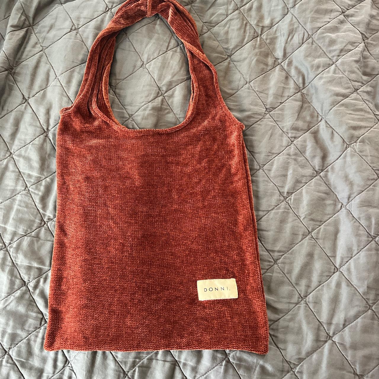 Donni. Orange Chenille Tote Bag I shop at Donni. a... - Depop