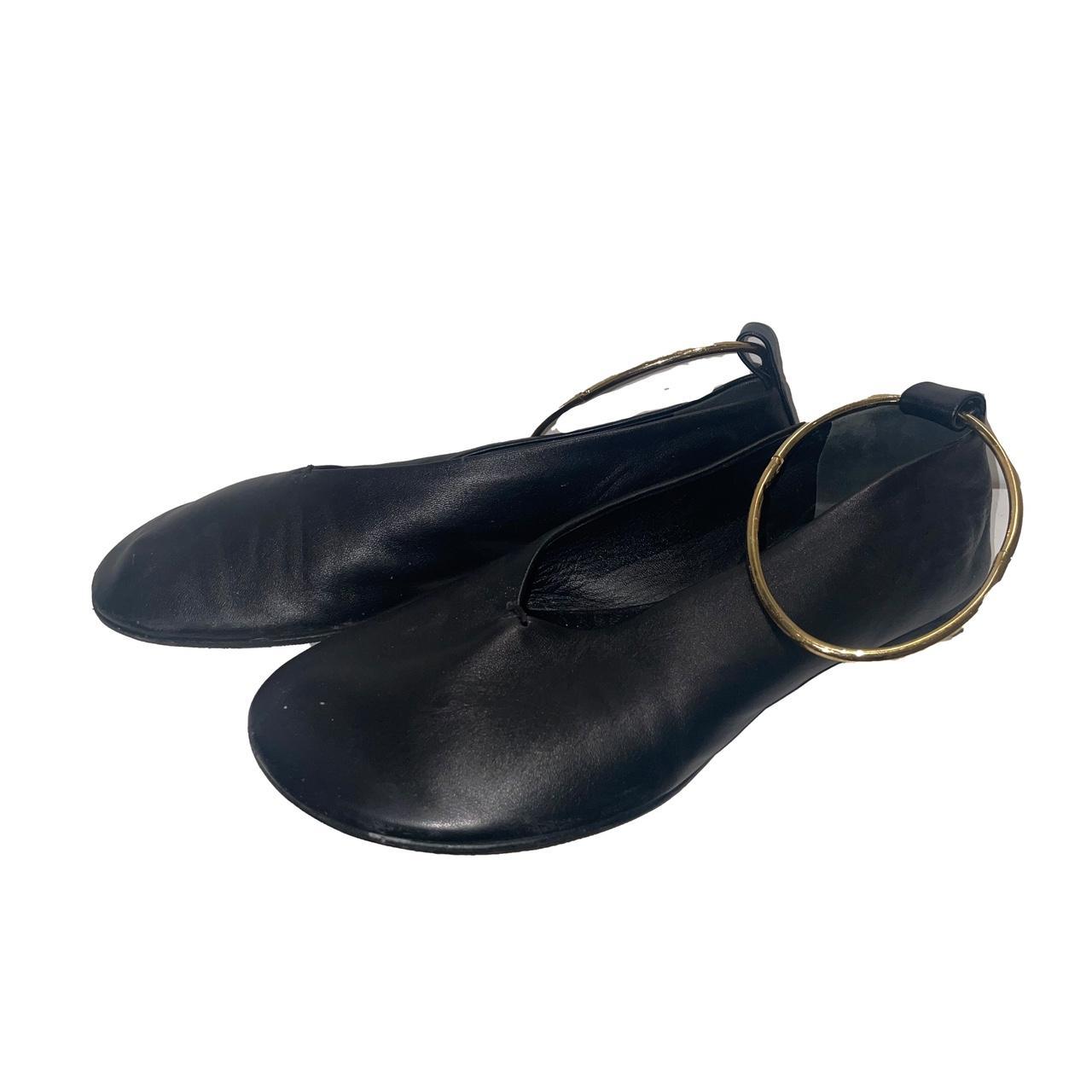 Jil Sander flat leather shoes really... - Depop