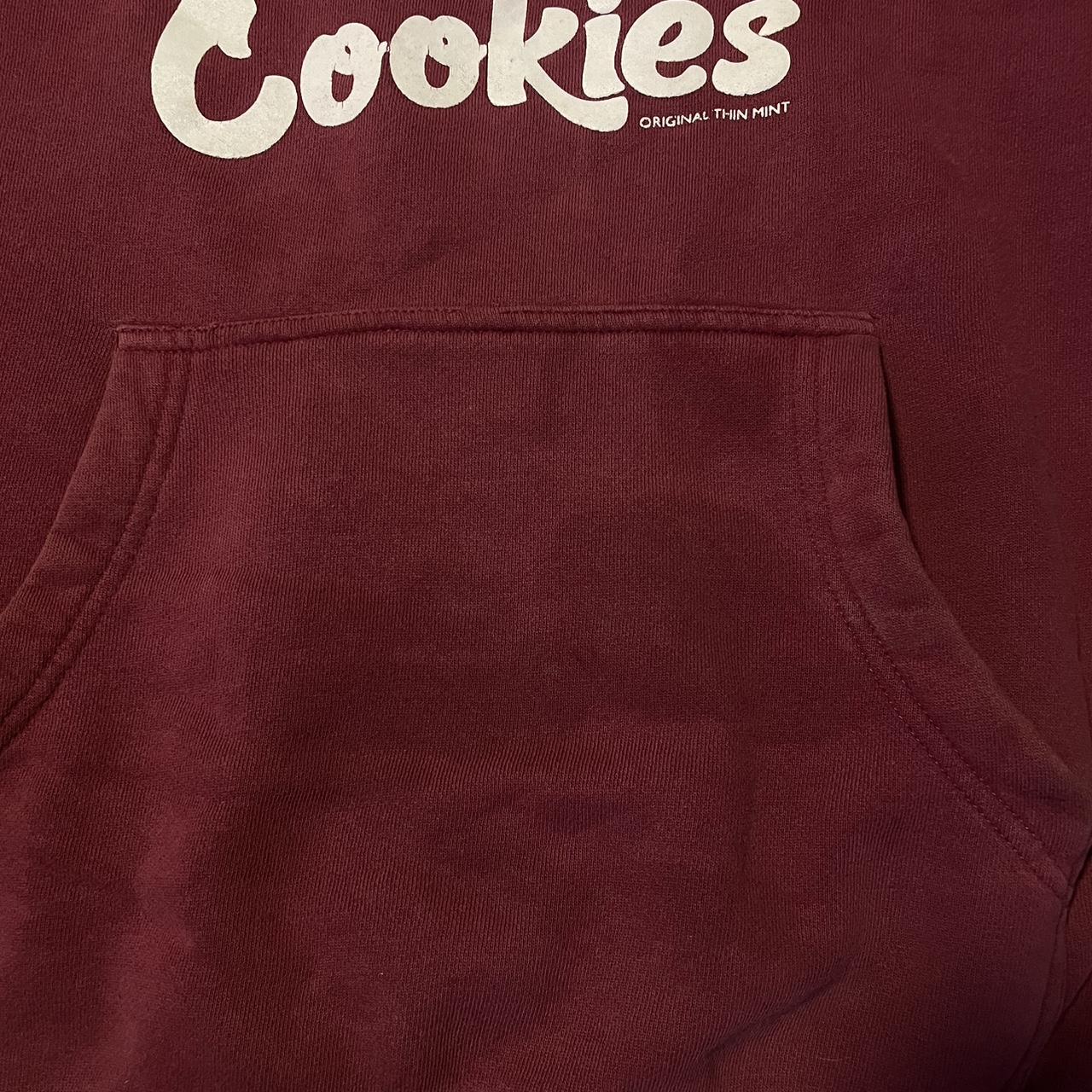 Medium Cookies Hoodie 💫💥 Kind of a big stain in - Depop