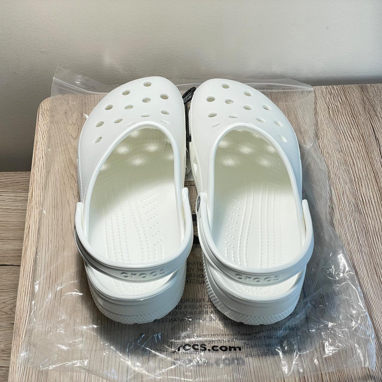 NEW Crocs white size Never Depop