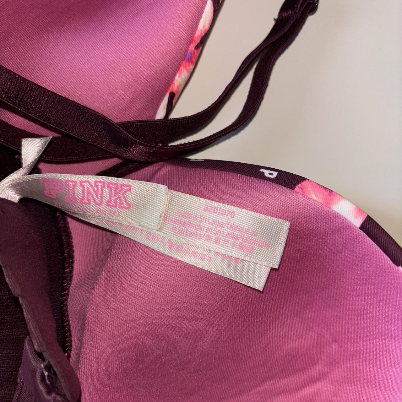 Floral Wireless Bra from PINK by VS 🌺, - Size 32D, 