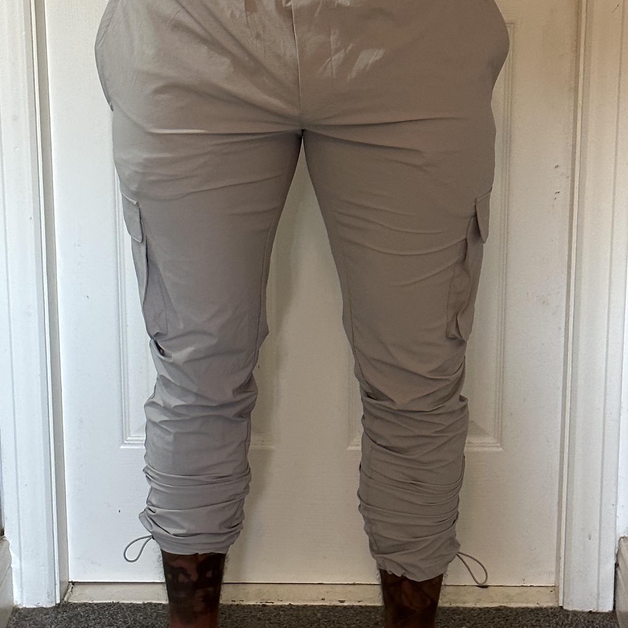 Arne light grey cargo pants Size medium Brand... Depop