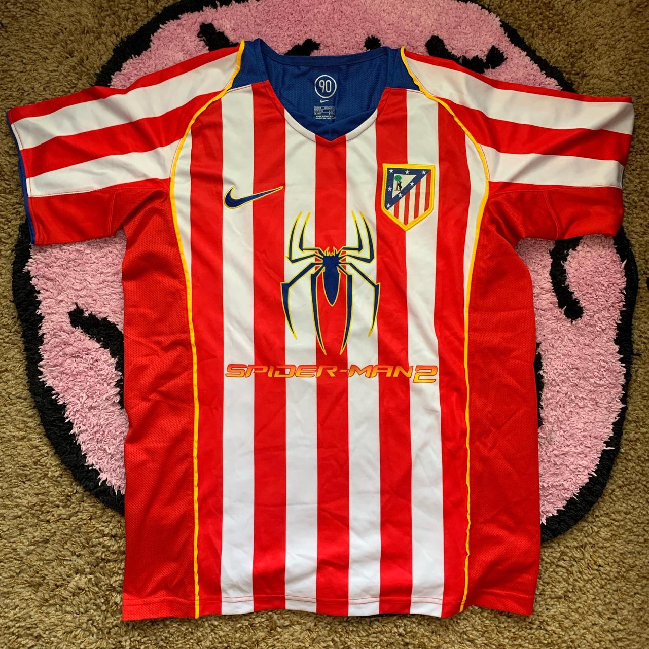 Nike SpiderMan 2, Atletico Madrid jersey Depop