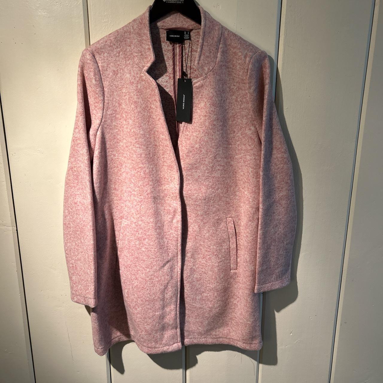 Old navy pink hot sale boucle coat