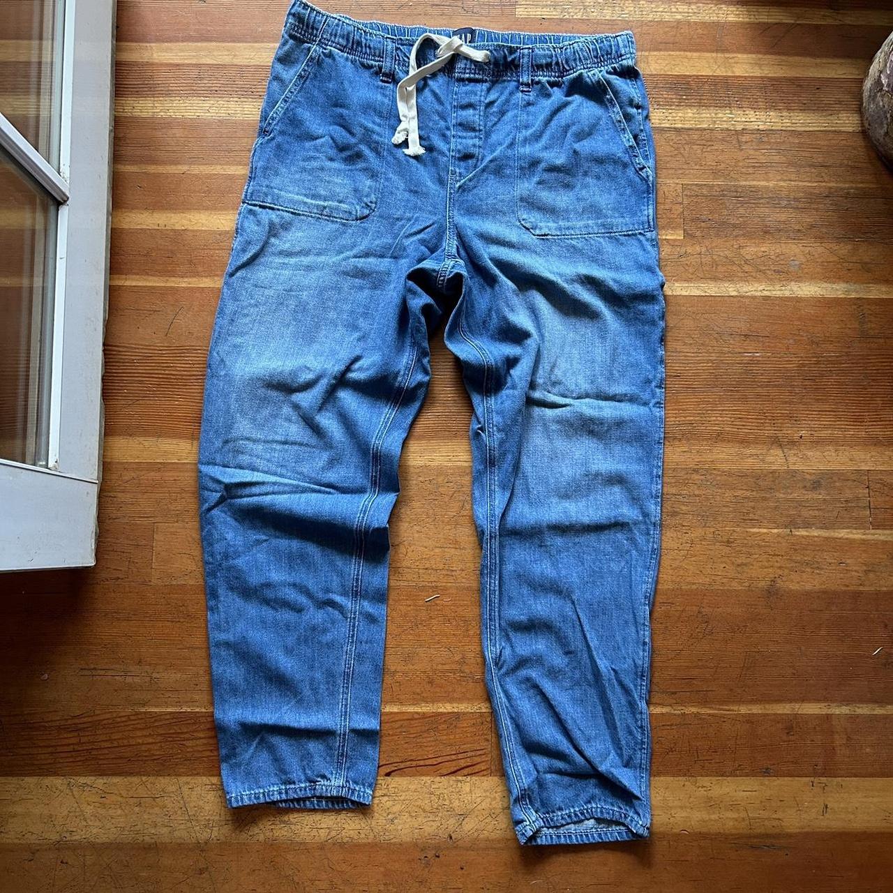 Gap Mid Rise Easy Pull On Jeans. Current season cozy... - Depop