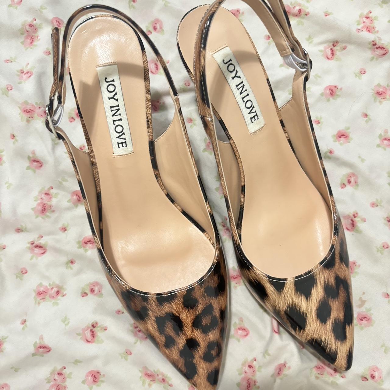 Cheetah kitten heels hotsell