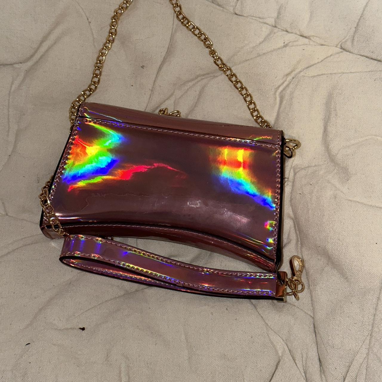 Aldo holographic purse sale