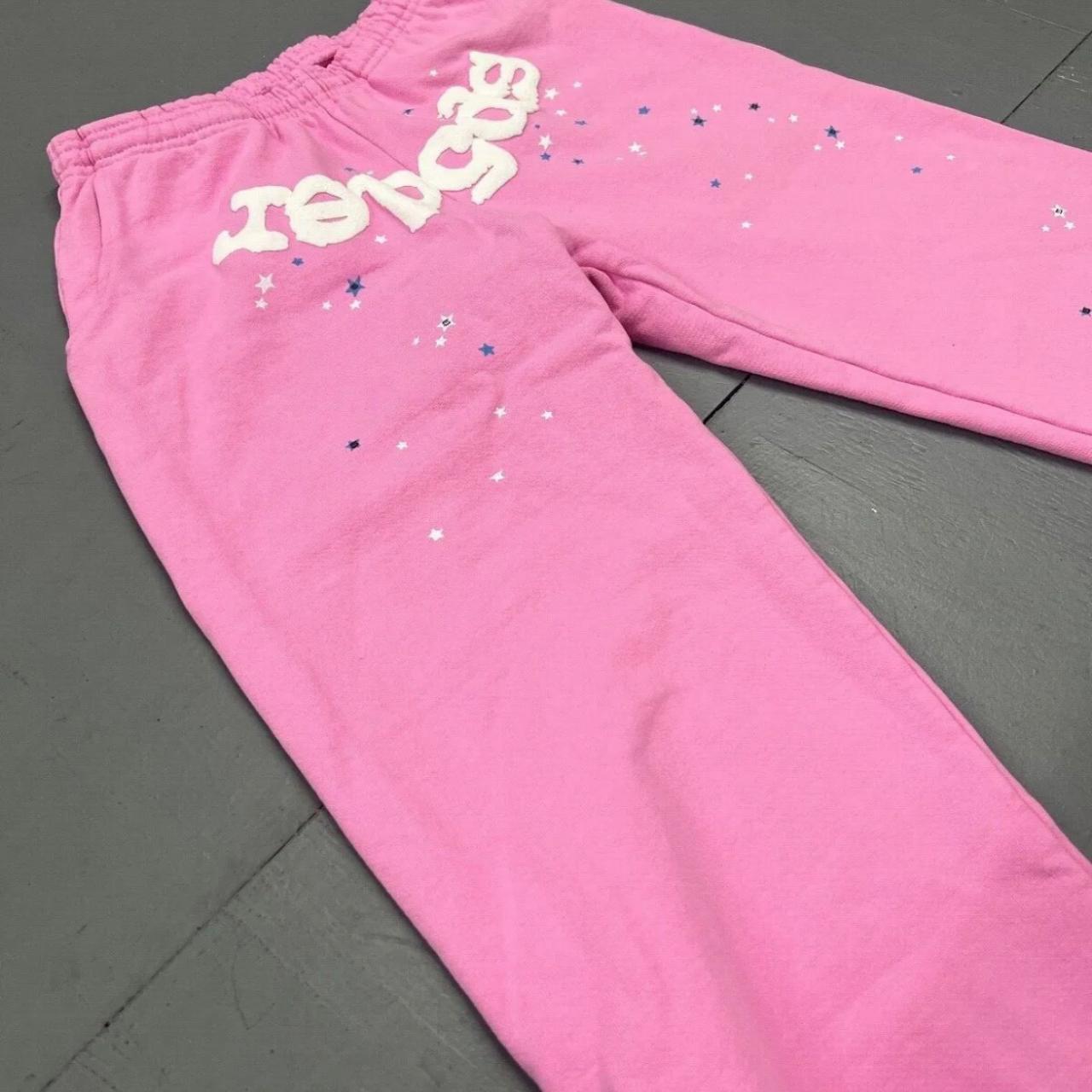 Sp5der Atlanta Sweatpants Pink