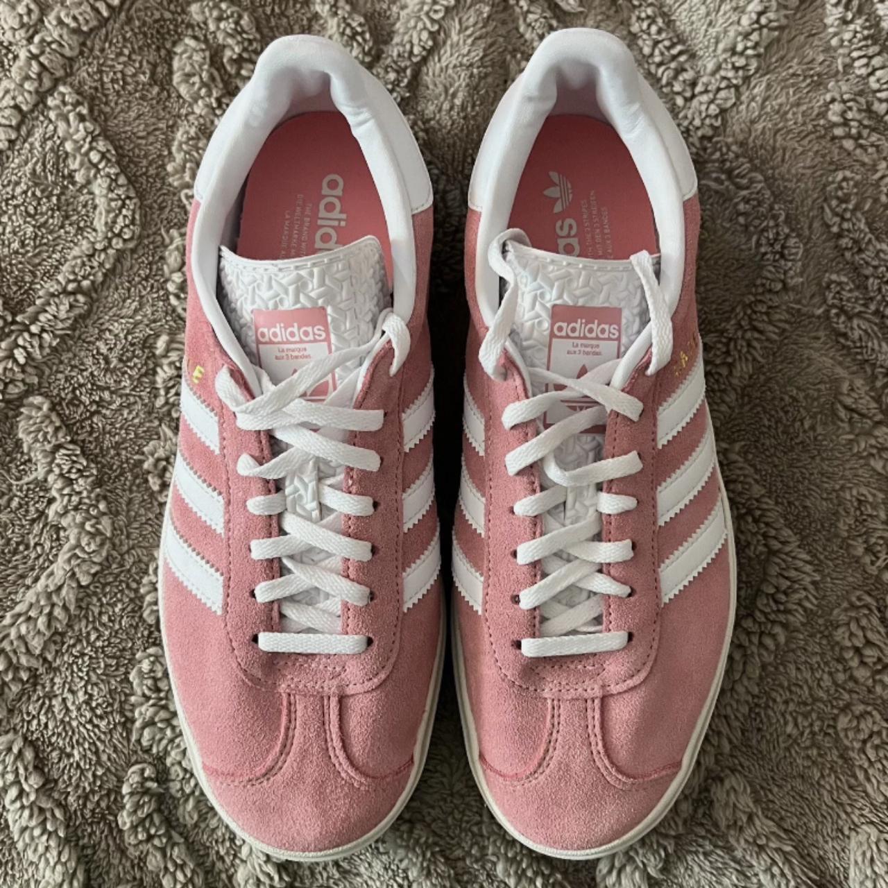 Adidas gazelle womens ash pink best sale