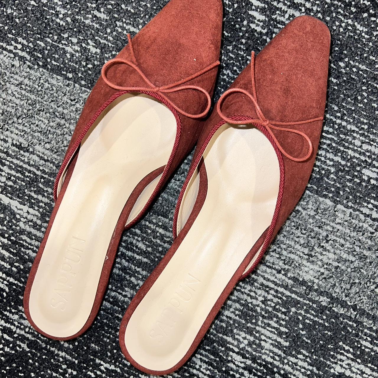 sappun jellia ribbon mule slippers super cute