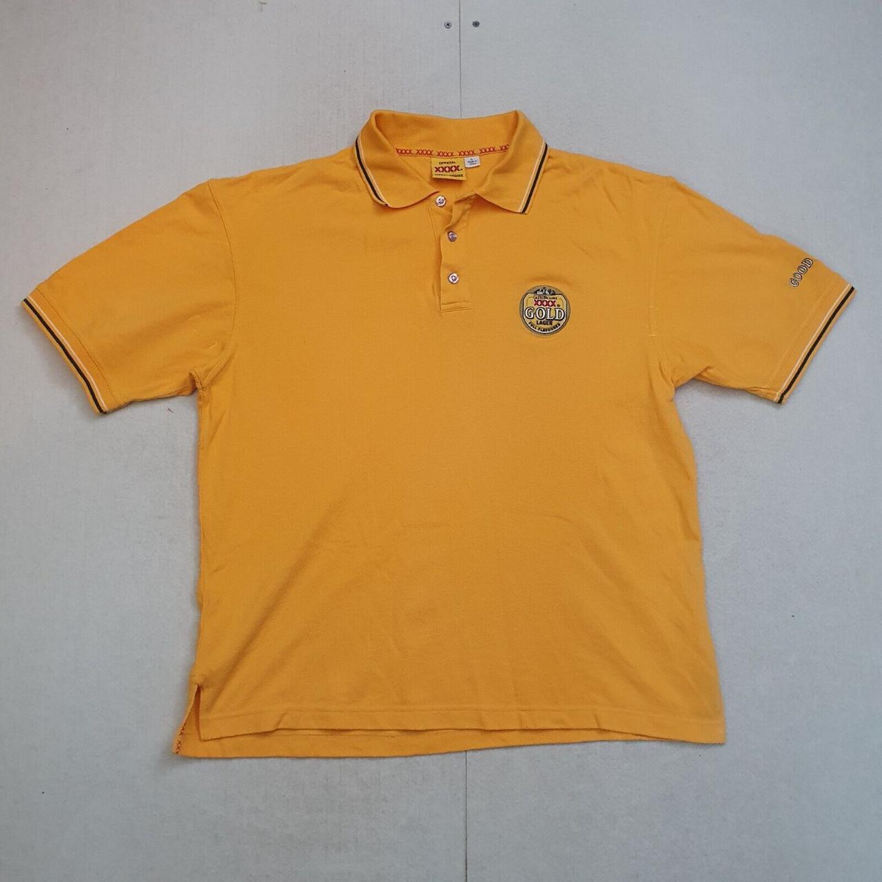 xxxx gold beer Polo Shirt Mens Size Large... - Depop