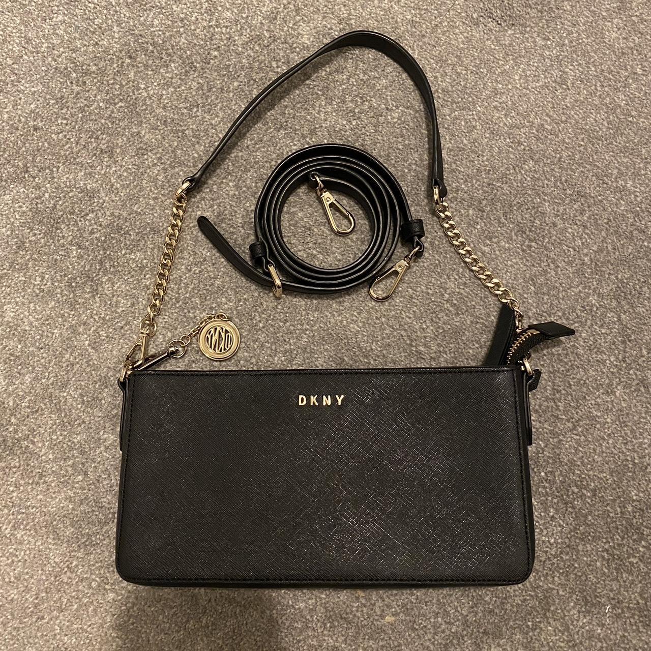 DKNY bryant park bag, black saffiano leather. This - Depop