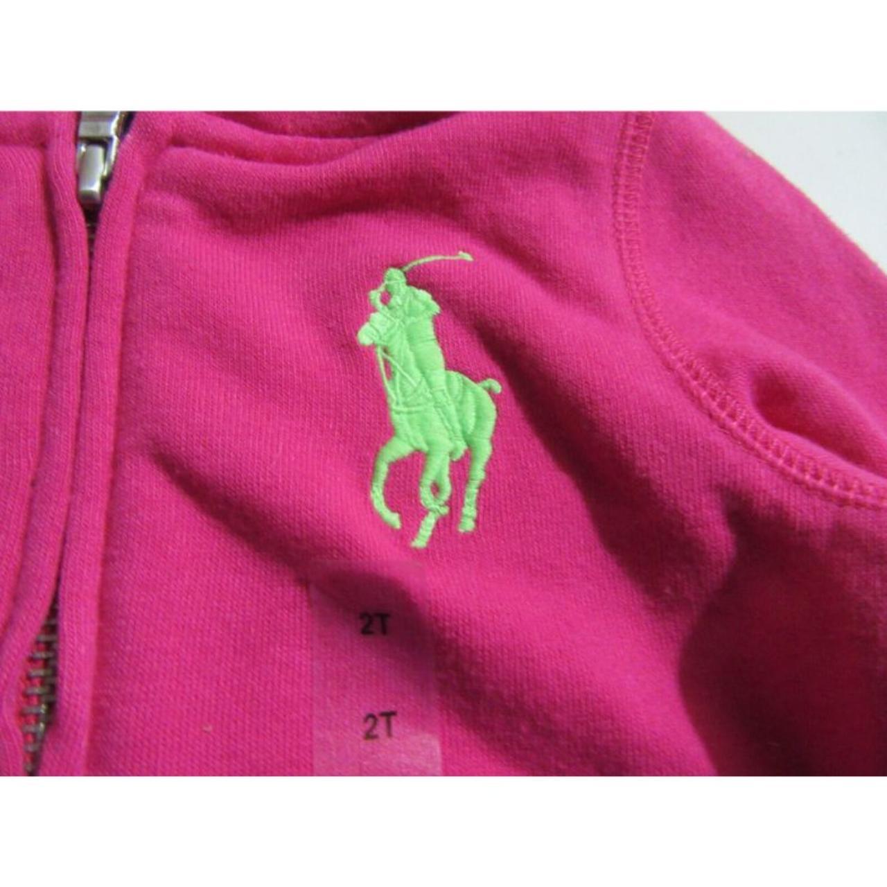 Polo Ralph Lauren Girls Hoodie Toddler Girl's Size 2... - Depop