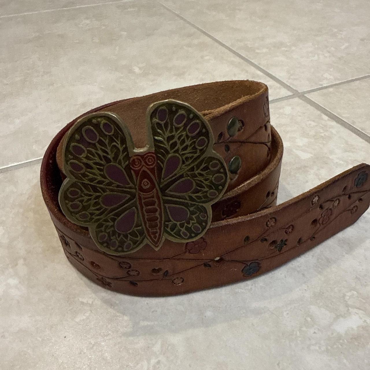 Source Unknown Women's Belt - Brown/Multi – Hand … - image 2