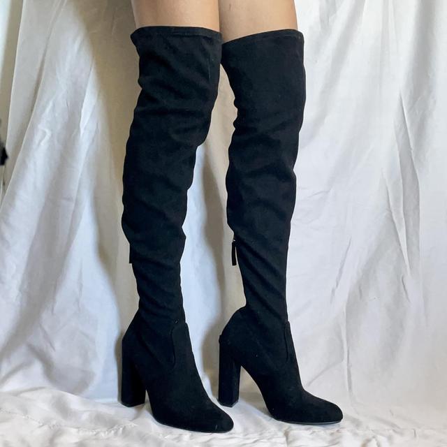 Steve madden thigh high suede boots sale