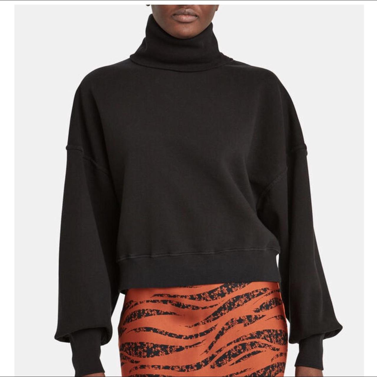 Agolde balloon clearance sleeve turtleneck sweatshirt