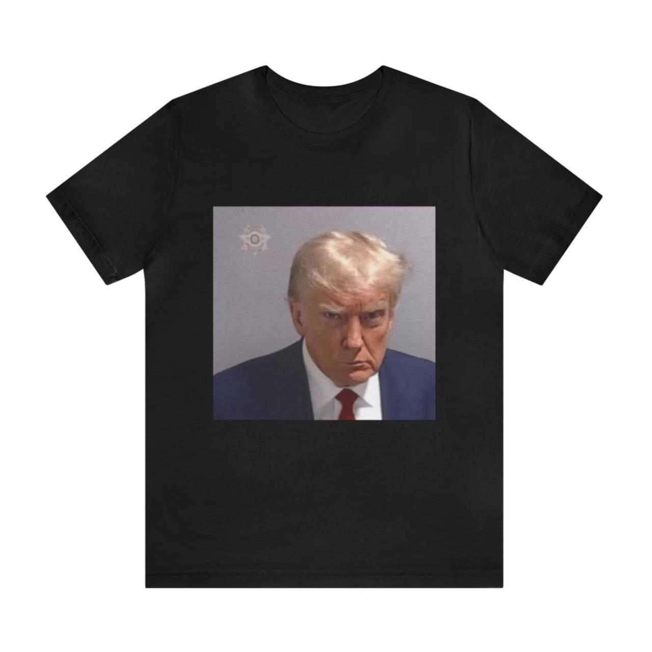 Funny brand new, Donald Trump Mugshot Tee. Message... - Depop