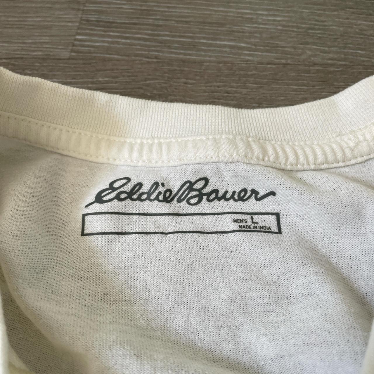 Eddie Bauer Men's Short Sleeve Fishing Shirt Size - Depop