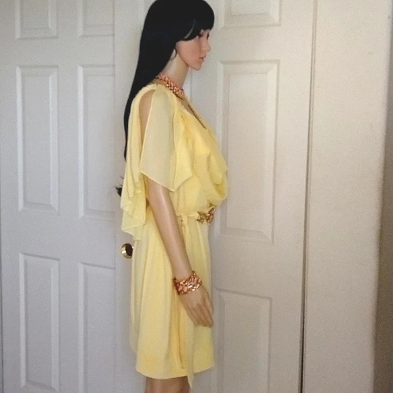 Inc yellow dress hotsell