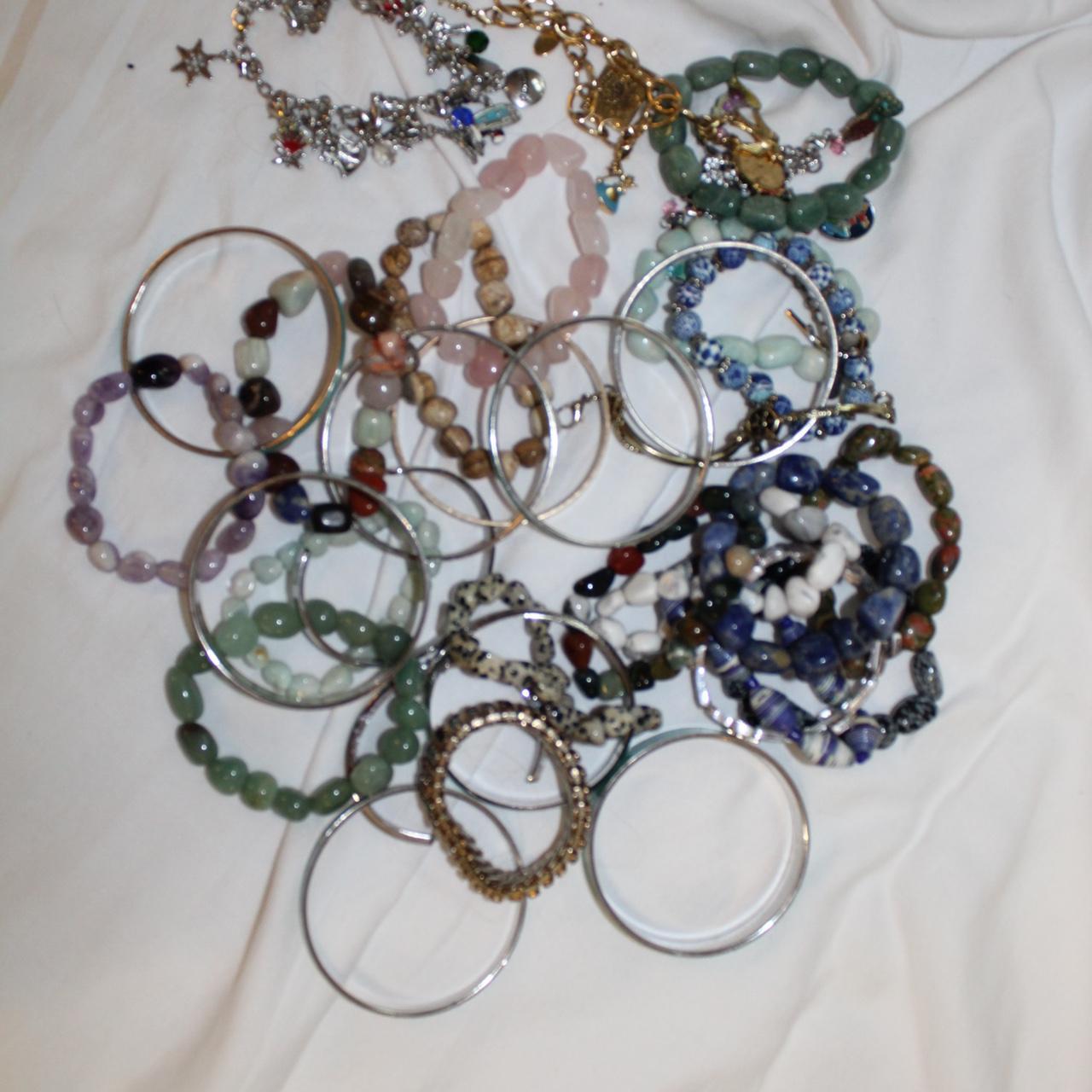 Assorted bracelets - Some charm bracelets - Some... - Depop