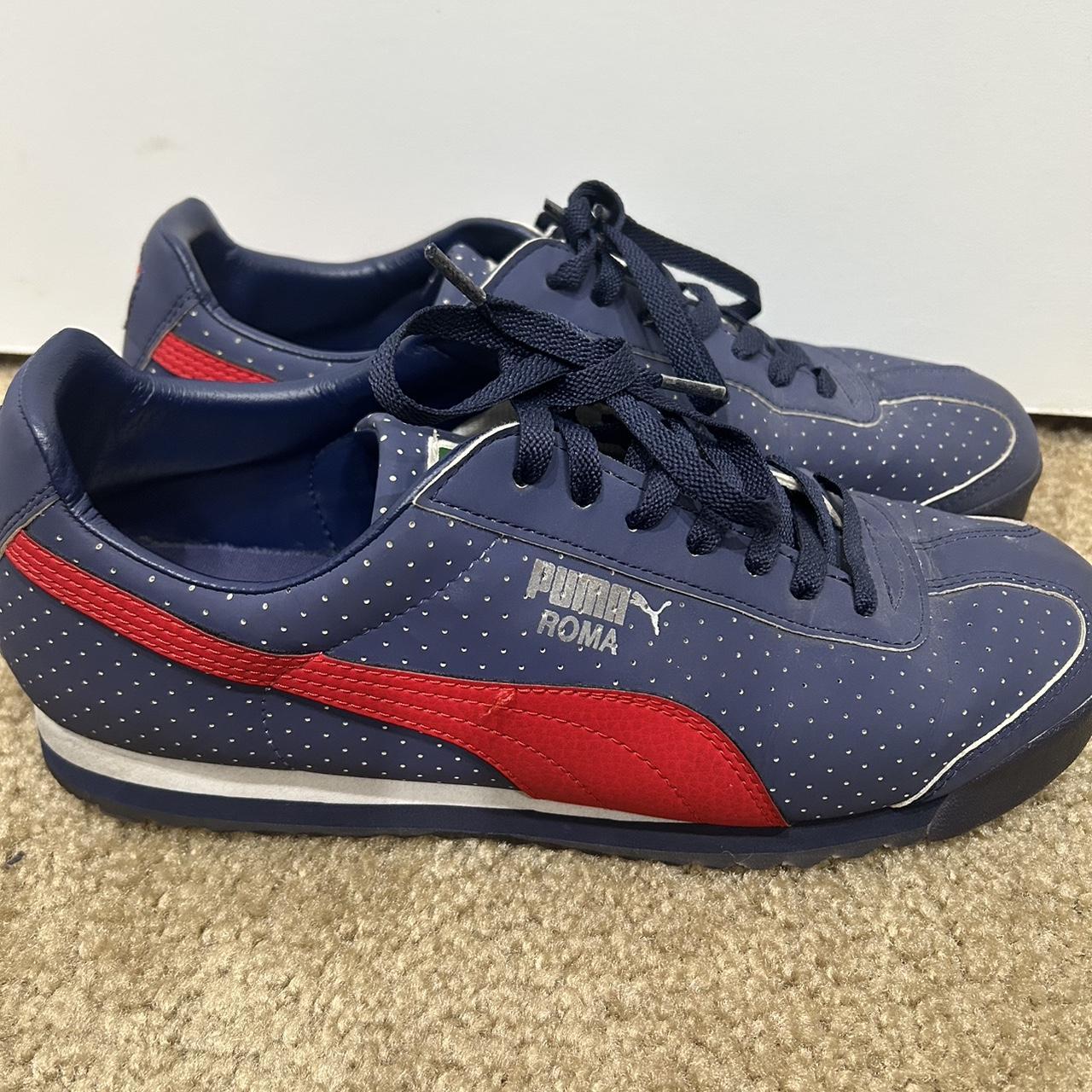 Mens puma clearance roma trainers