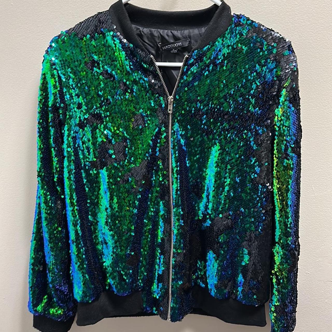 Haoduoyi hot sale sequin jacket