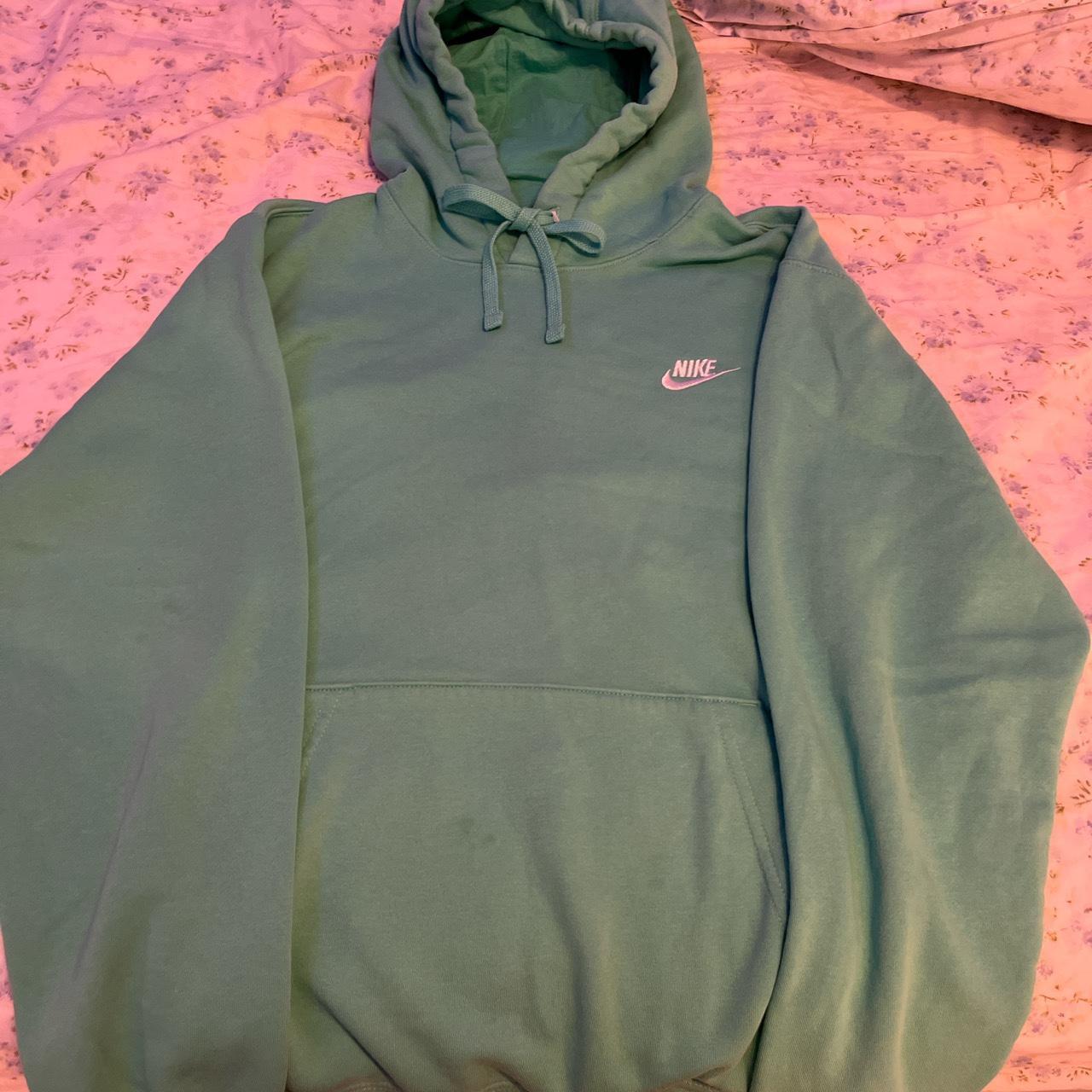 mens nike teal hoodie