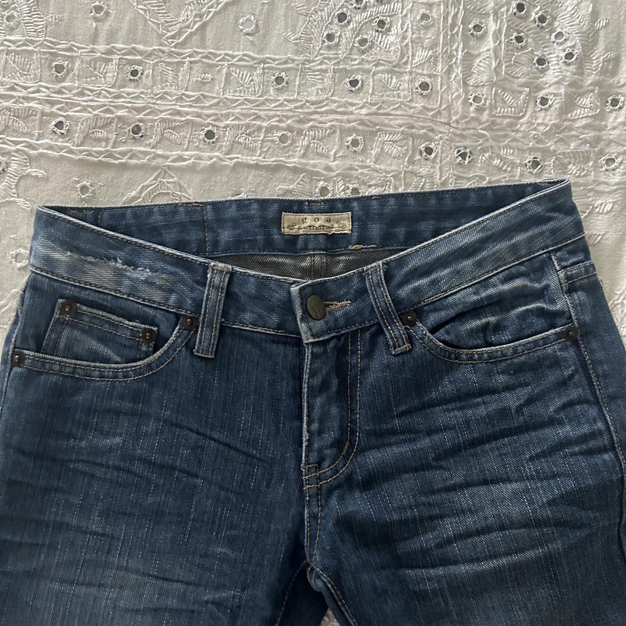 GOA Low-rise Flared 24x31.5 Claw mark Jeans Here is... - Depop