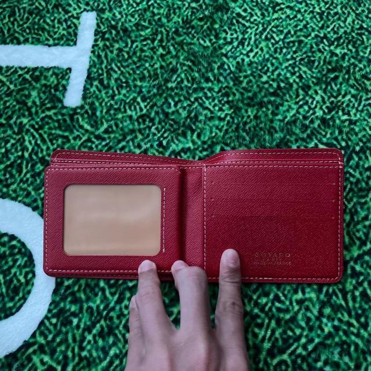 Goyard Men's Leather Wallet - Red