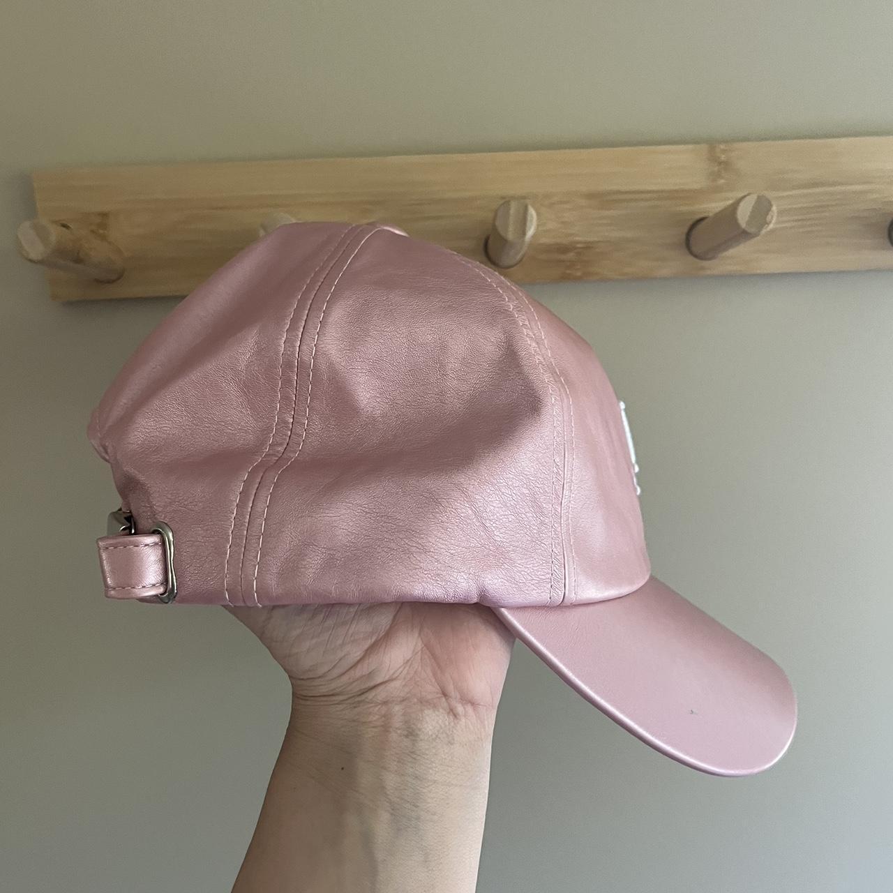 Pink LA Dogers Adjustable Baseball Cap Worn a - Depop