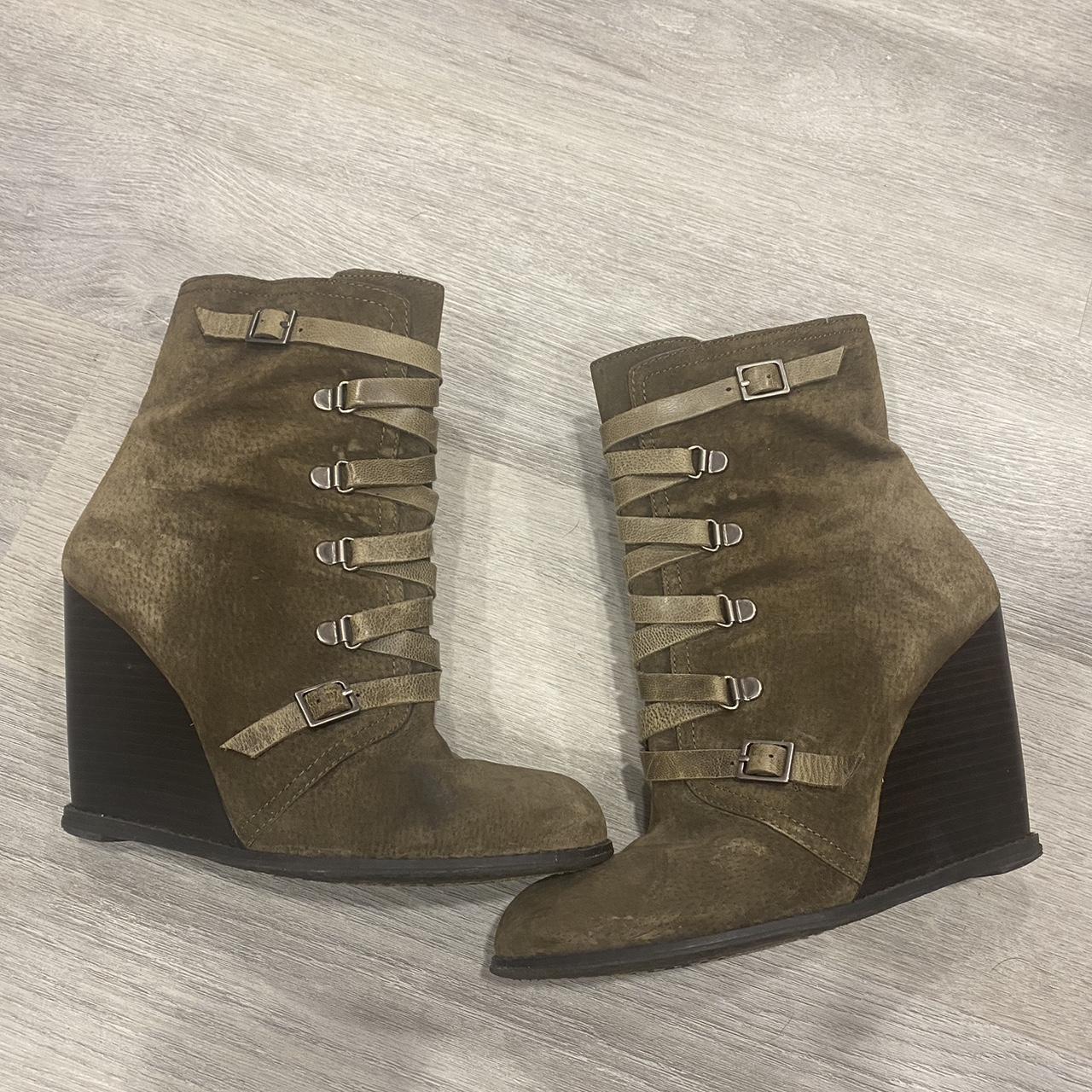 Bcbg wedge sale boots